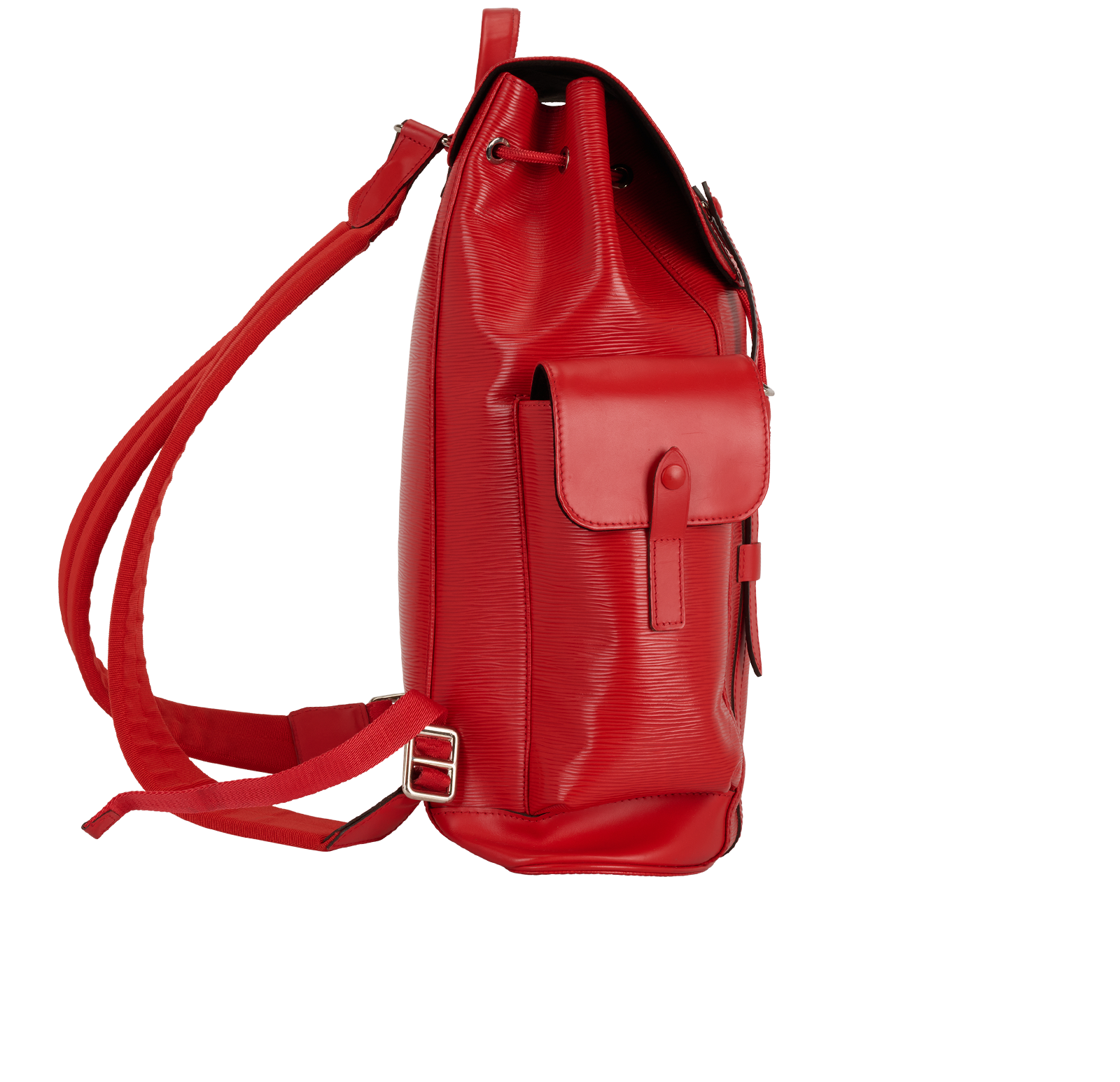 x Supreme Christopher Backpack, &pound;2,200, Handbags, Red, Leather, Side view